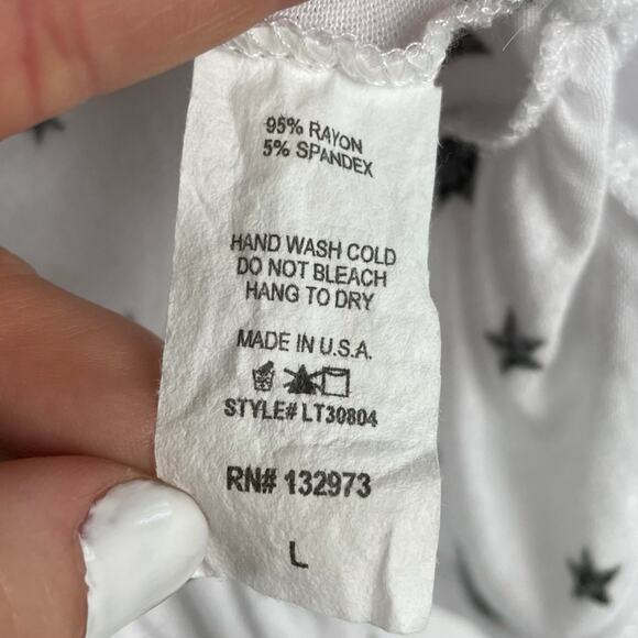 50% OFF Ducts Star Top Half Sleeve Scoop Neck Peplum Frill - Picture 4 of 5